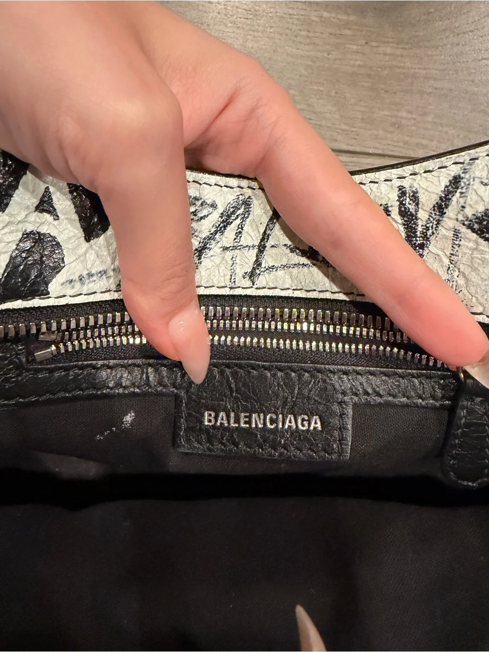 Balenciaga Neo Cagole Graffiti Bag